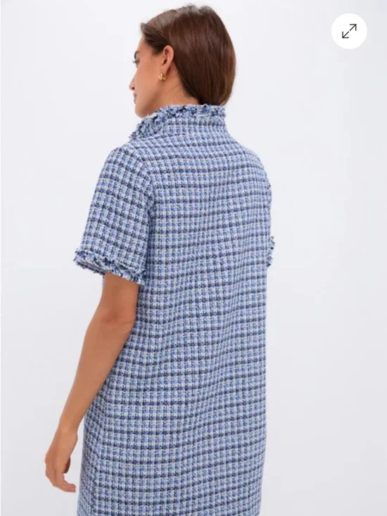 Tuckernuck Blue Multi-Tweed Ophelia Dress - Picture 2 of 3